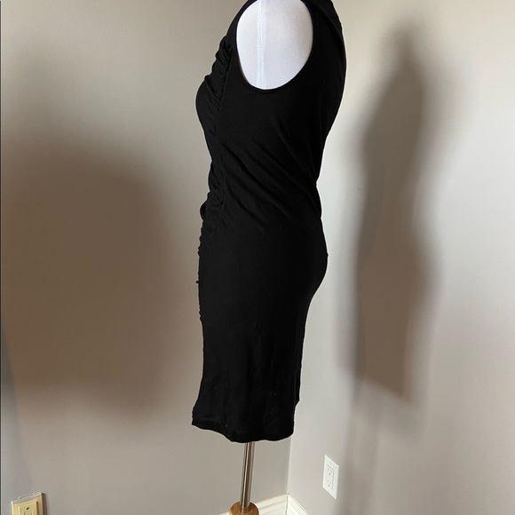 Massimo Dutti Silk Blend Asymmetrical Knit Dress - Picture 3 of 7